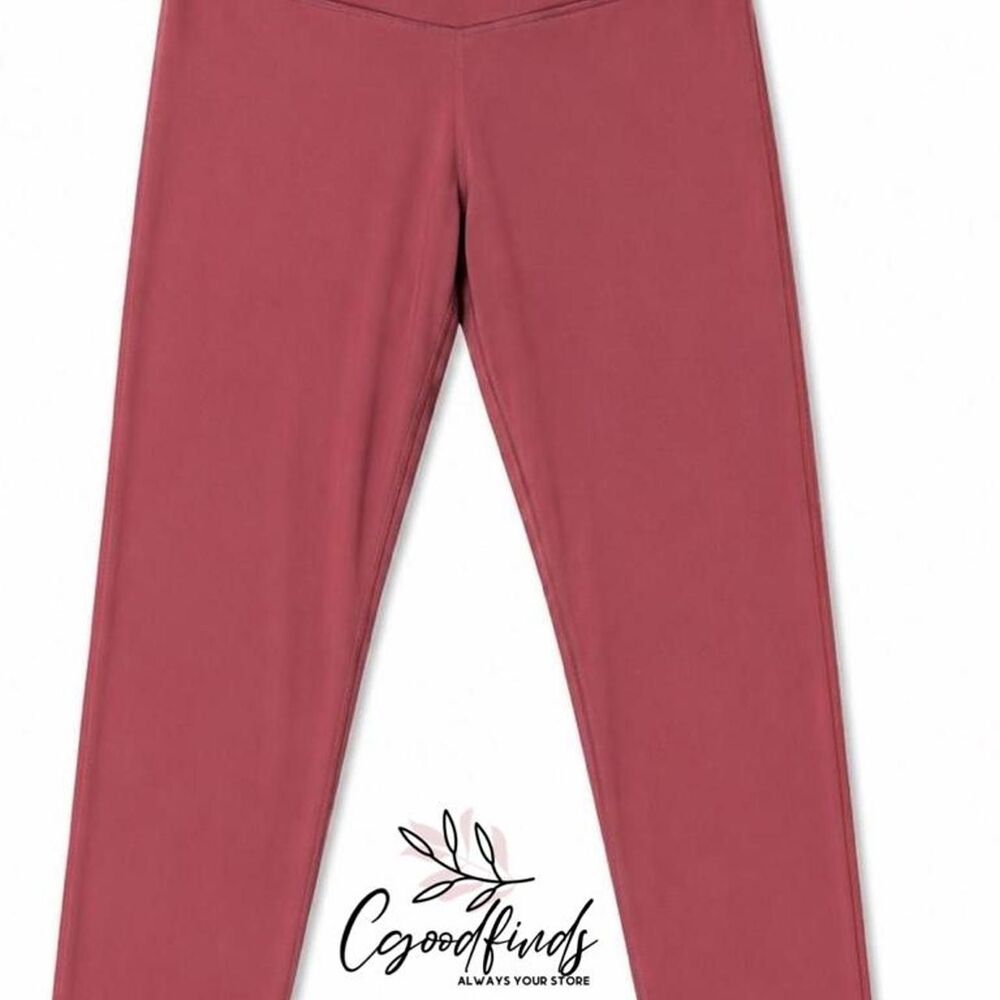 Aerie Women's Red and Burgundy Leggings